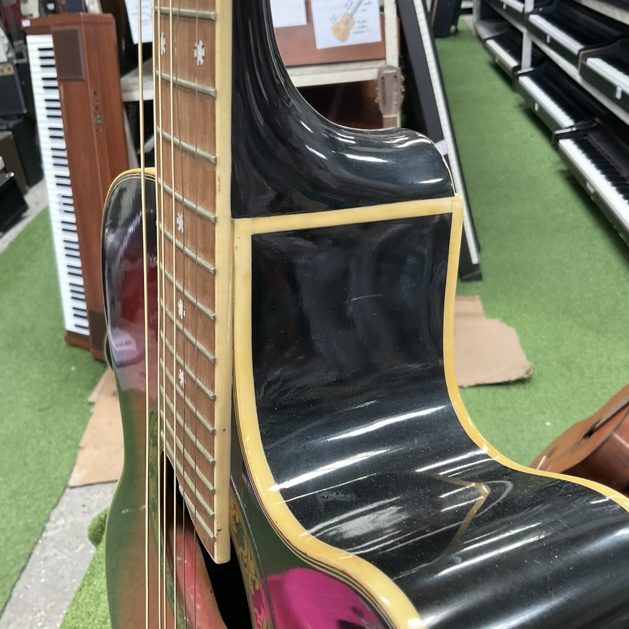 กีต้าร์โปร่งไฟฟ้า POS : AWE-500RBS