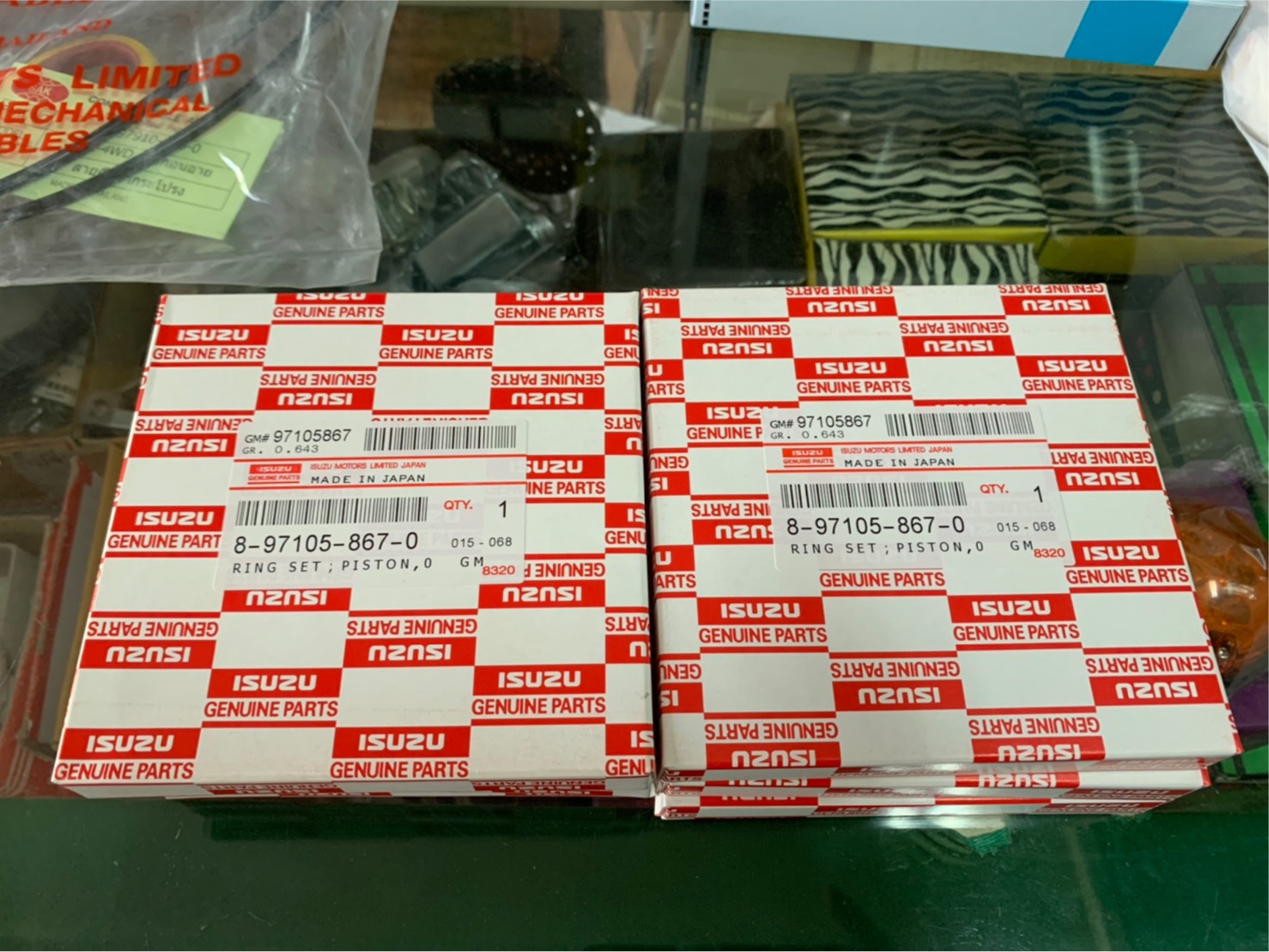แหวนลูกสูบ ISUZU 6HK1 แท้
