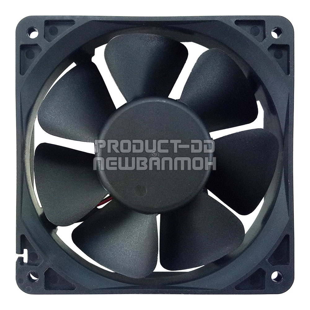 พัดลมระบายความร้อน DC 24V 12038SL บุช Sleeve Bearing ขนาด 4.5 นิ้ว (12x12x3.8 ซม.)