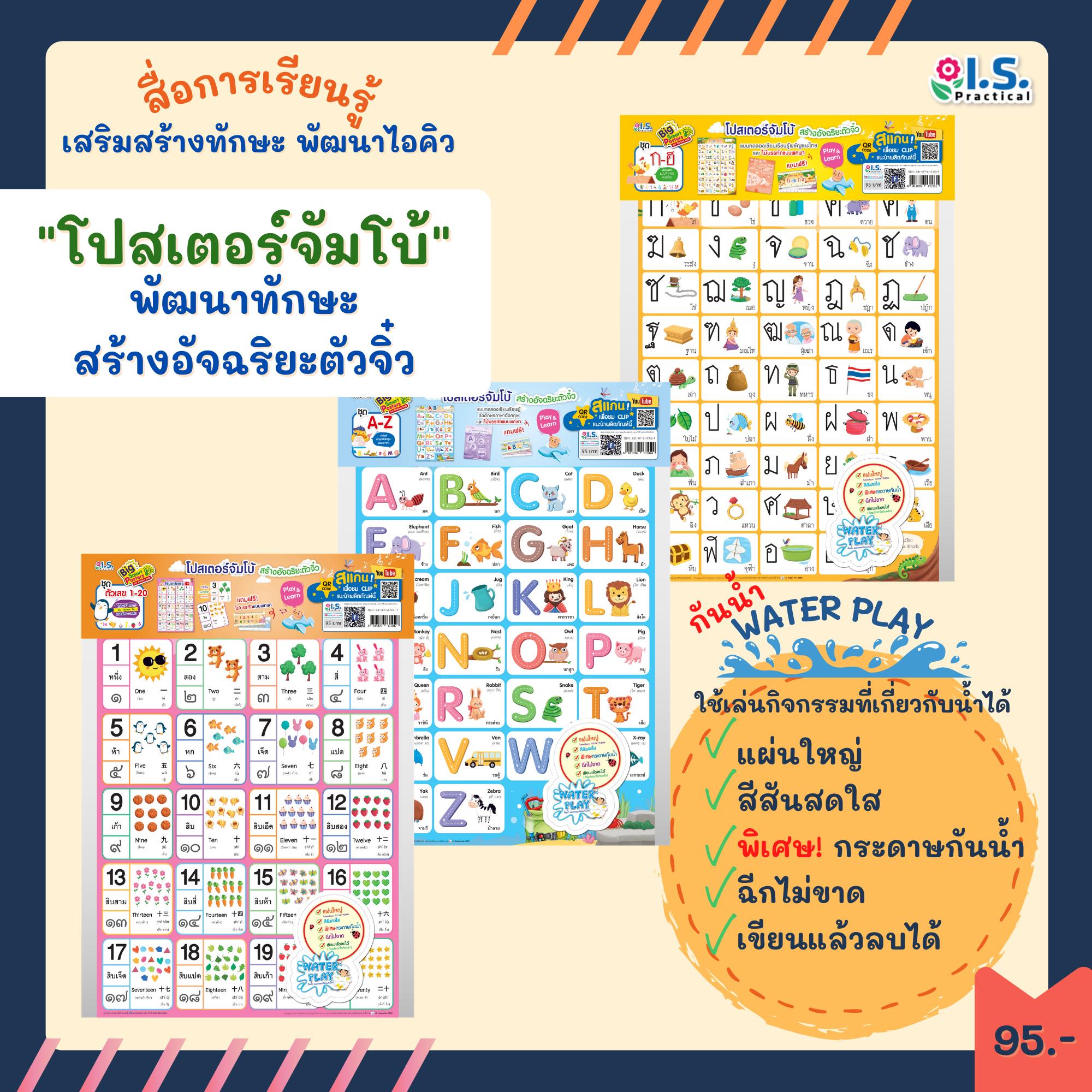 โปสเตอร์จัมโบ้ ชุด ผลไม้