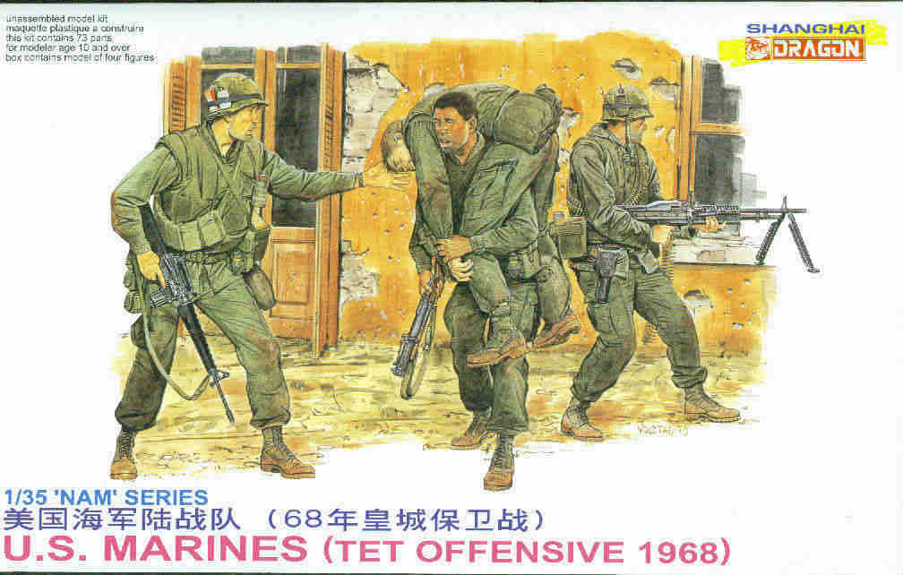 โมเดลฟิกเกอร์ Dragon Models 1/35 DRA3305 U.S. Marine (TET Offensive, 1968)