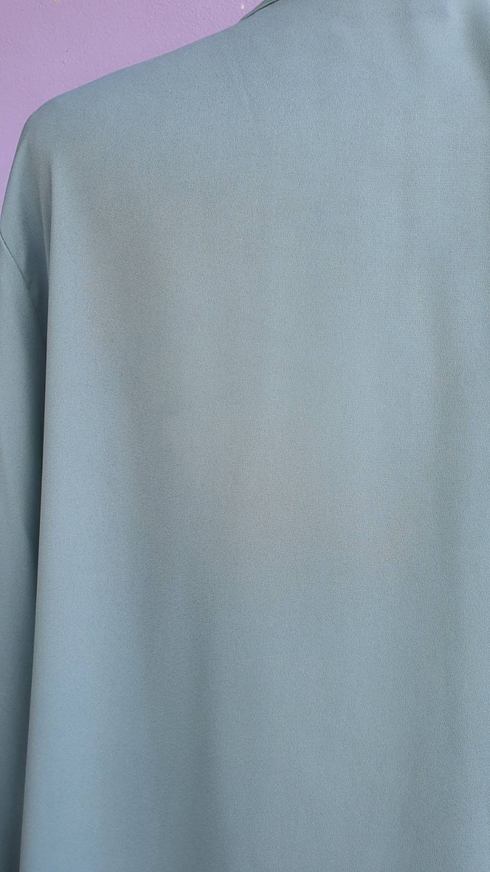 FF02925 เสื้อแฟชั่น มือสอง สีฟ้าอ่อน ZAC&RACHEL อก 46 นิ้ว