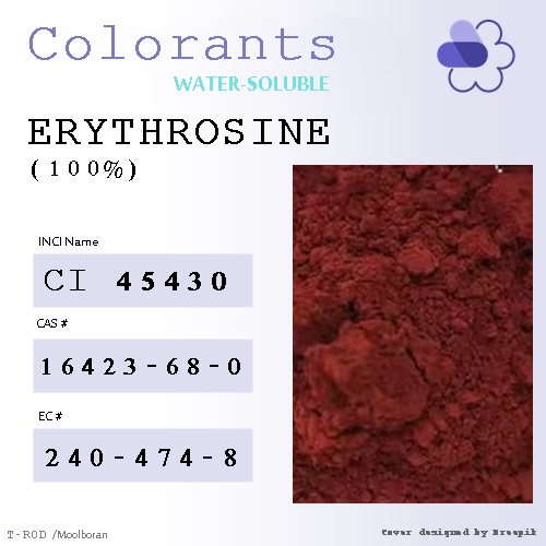 Color Pink : Erythrosine 100 % Light Pink สีชมพูสด เอริโทรซีน FD&C red 3 / CI 45430 สีชนิดผง ละลายได้ในน้ำ COA / MSDS ( SDS ) / TDS