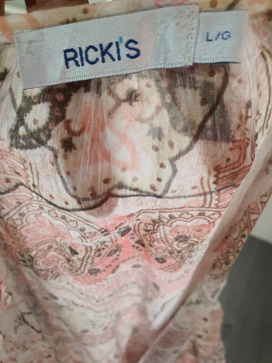 FF05845 เสื้อแฟชั่น ชีฟอง มือสอง แบรนด์ RICKI'S อก 42 นิ้ว