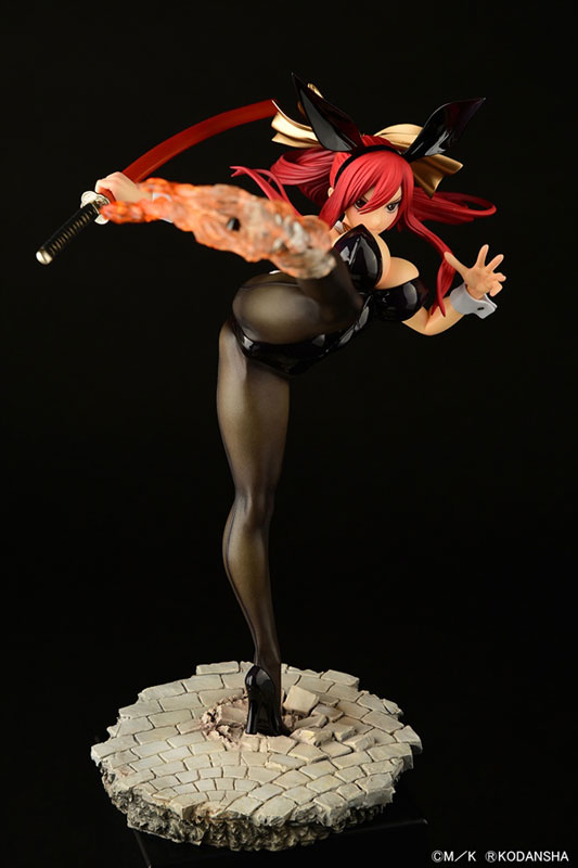 FAIRY TAIL Erza Scarlet High Kick ver. Black Bunny 1/6 Complete Figure(Pre-order)(Single Shipment)