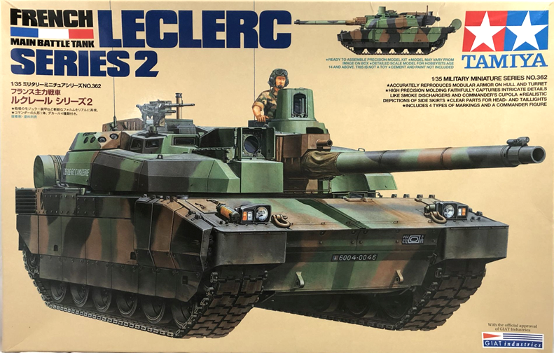 โมเดลรถถังทามิย่า ขนาด 1/35 Tamiya TA35362 France Mian Battle Tank LeClerc Series 2 First Look