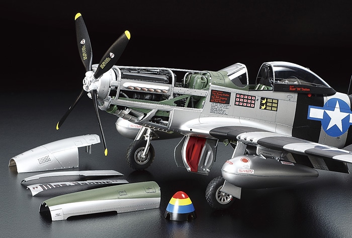 โมเดลเครื่องบิน Tamiya ขนาด 1/32 TA60323 North American P-51D / K Mustang Pacific Front