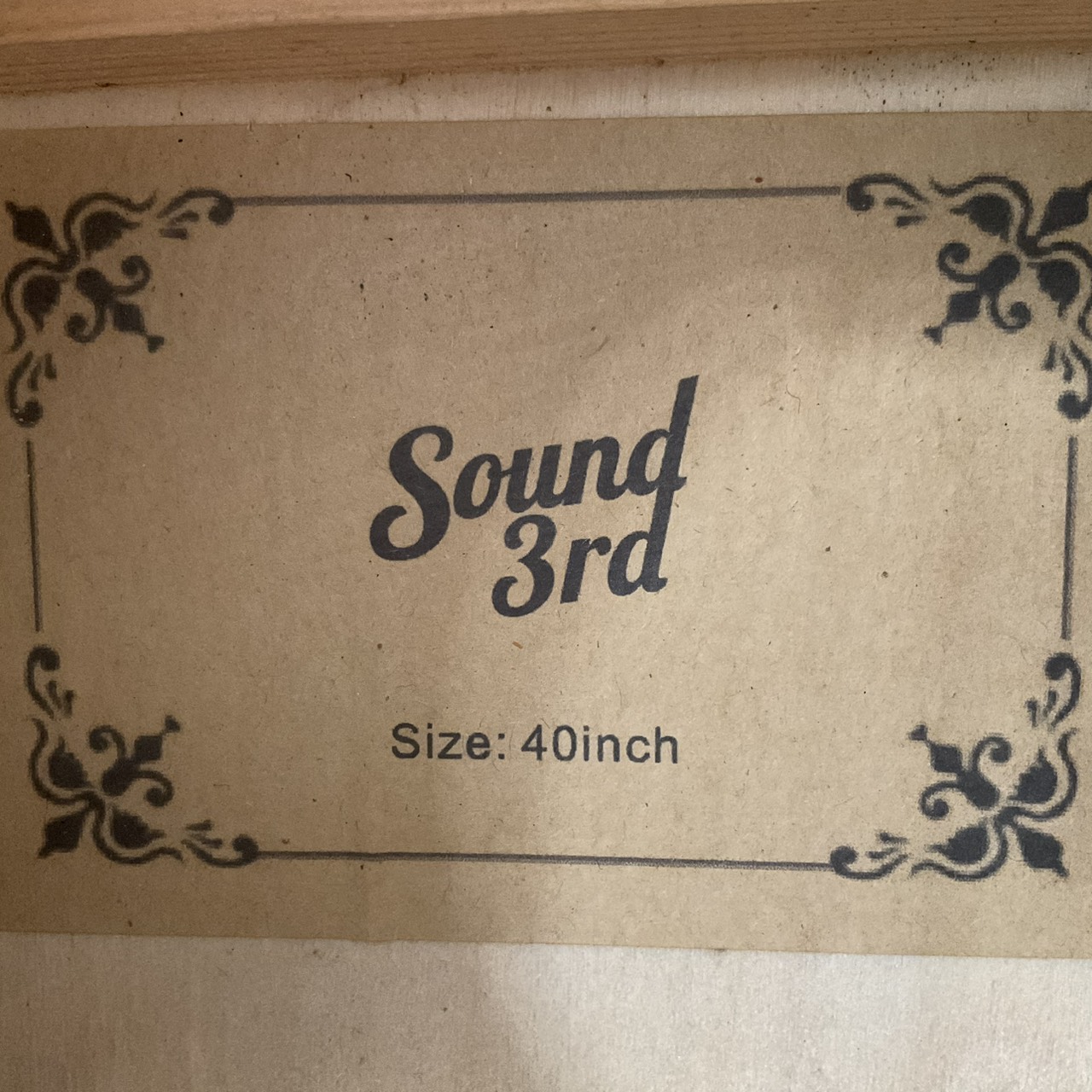 กีต้าร์โปร่ง Sound 3rd