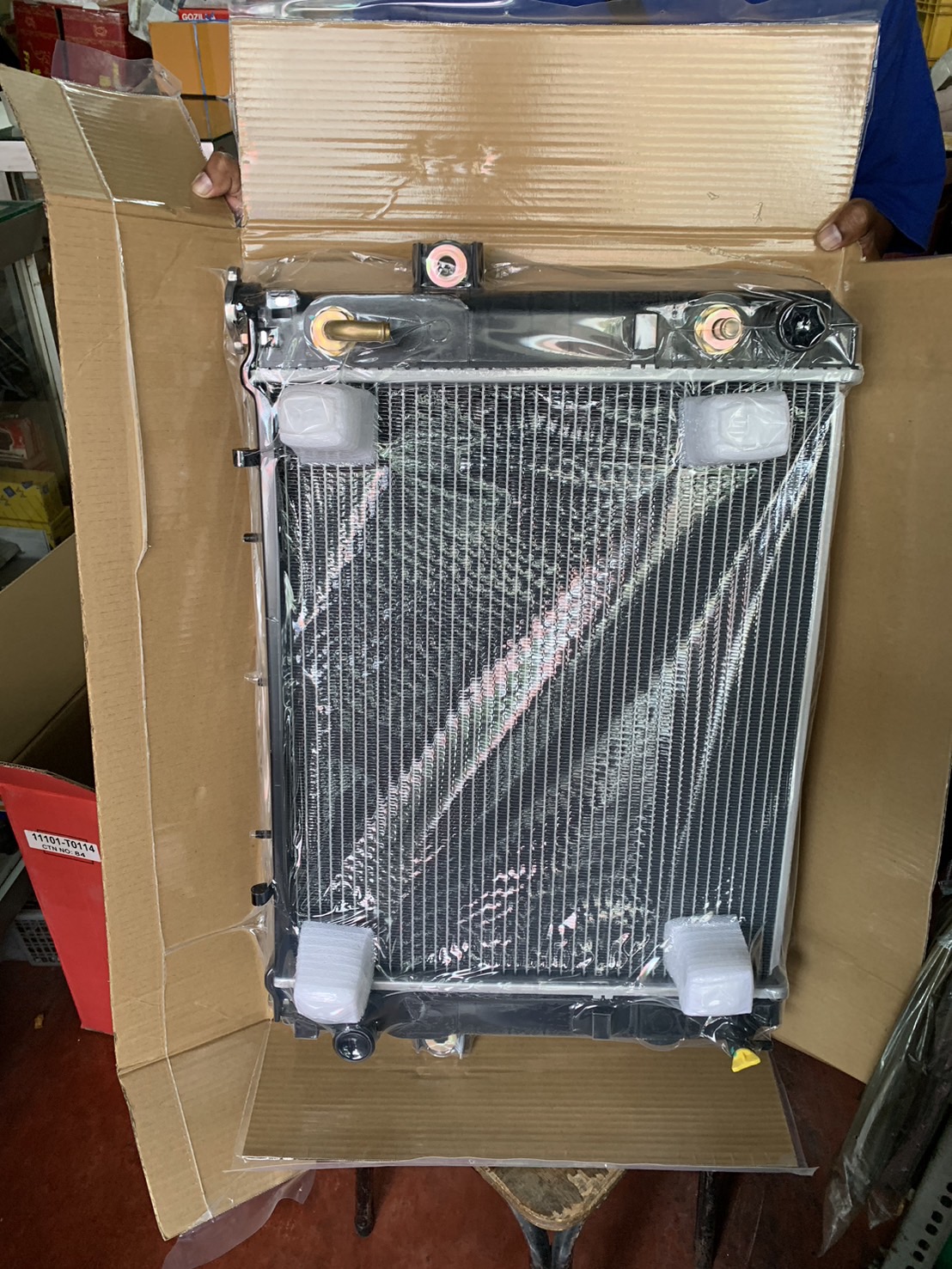หม้อน้ำ TOYOTA 6/7/8FD/G20,25,30,2Z,1DZII,4Y 3Z เกียร์ออโต้