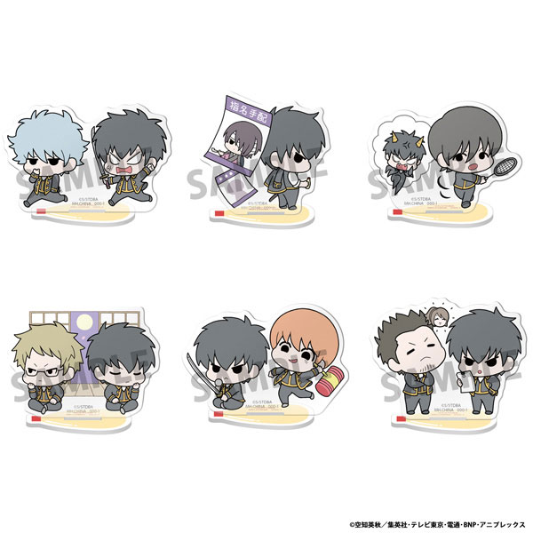 Acrylic Stand Buddy Colle Gintama Fukuchou 24-ji 6Pack BOX(Pre-order)