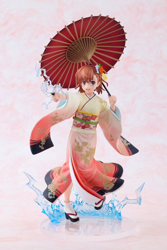 KDcolle A Certain Scientific Railgun T Mikoto Misaka Furisode Kimono ver. 1/7 Complete Figure(Pre-order)