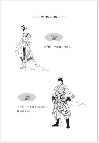 หนังสืออ่านนอกเวลาภาษาจีน เรื่องเทพธิดาแห่งจันทรา 学汉语分级读物(第1级):嫦娥奔月