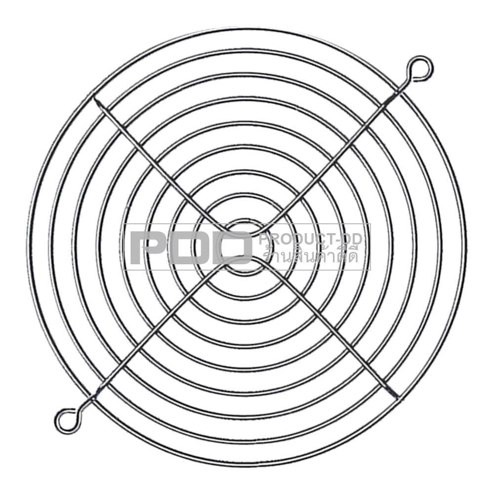 (แพค 10 ชิ้น) ตะแกรงพัดลมเหล็กชุบ Iron Fan Guard สำหรับพัดลมหัวตัด 6 นิ้ว 17x15 ซม. กลม 6 นิ้ว 17 ซม.