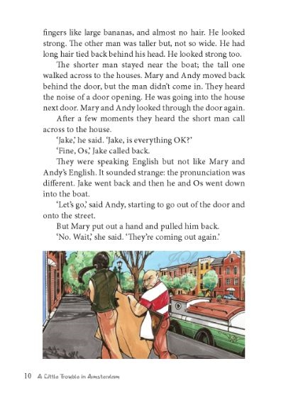 หนังสืออ่านนอกเวลาภาษาอังกฤษ เรื่อง A Little Trouble in Amsterdam (ระดับ 2) +CD A Little Trouble in Amsterdam (English Reading: Level 2) +CD