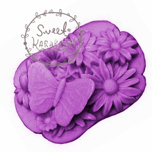 พิมพ์สบู่ 3-D Flower BEE 100F 90 กรัม