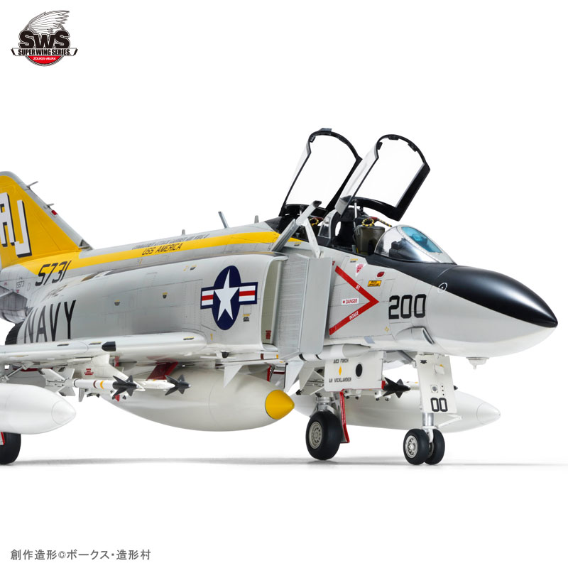 โมเดลเครื่องบิน Zoukei-Mura SWS 1/48 No.9 F-4J Phantom II NAVY
