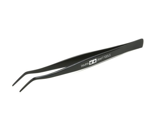TA74003 Tamiya Angled Tweezers ที่คีบปากโค้ง