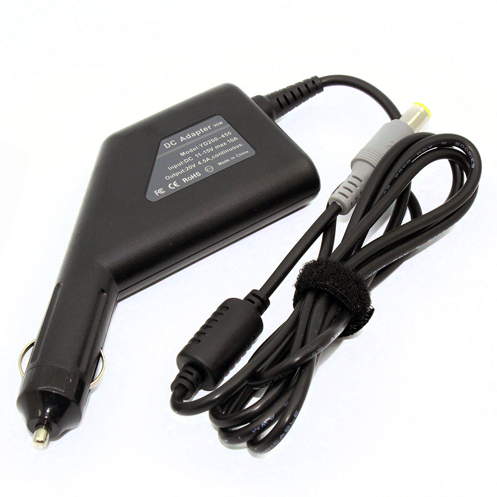 Adapter Notebook Lenovo 20V/4.5A (หัวเข็ม) (ชาร์จไฟในรถยนต์)
