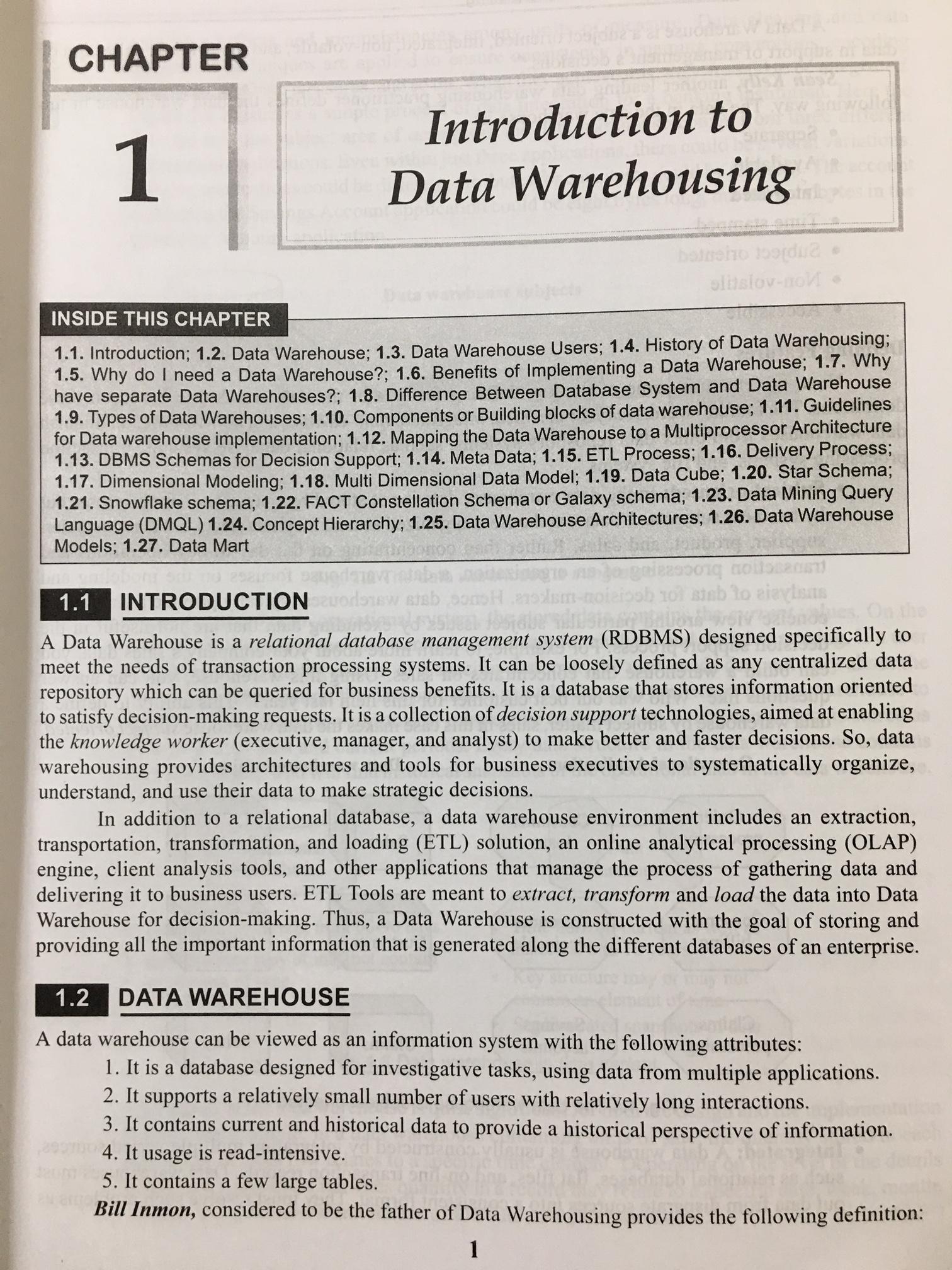หนังสือคอมพิวเตอร์ Data Mining and Data Warehousing แหล่งความรู้ ดาต้าไมนิ่ง การทำเหมืองข้อมูล การทำคลังข้อมูล คืออะไร ทำอะไร ต้องอ่านเล่มนี้