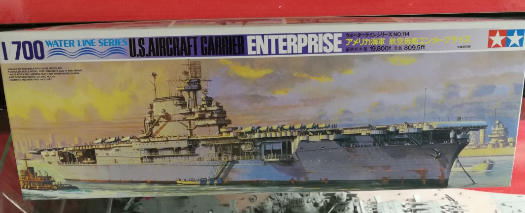โมเดลเรือรบทามิย่า ขนาด 1/700 Tamiya TA77514 U.S.Aircraft Carrier Enterprise
