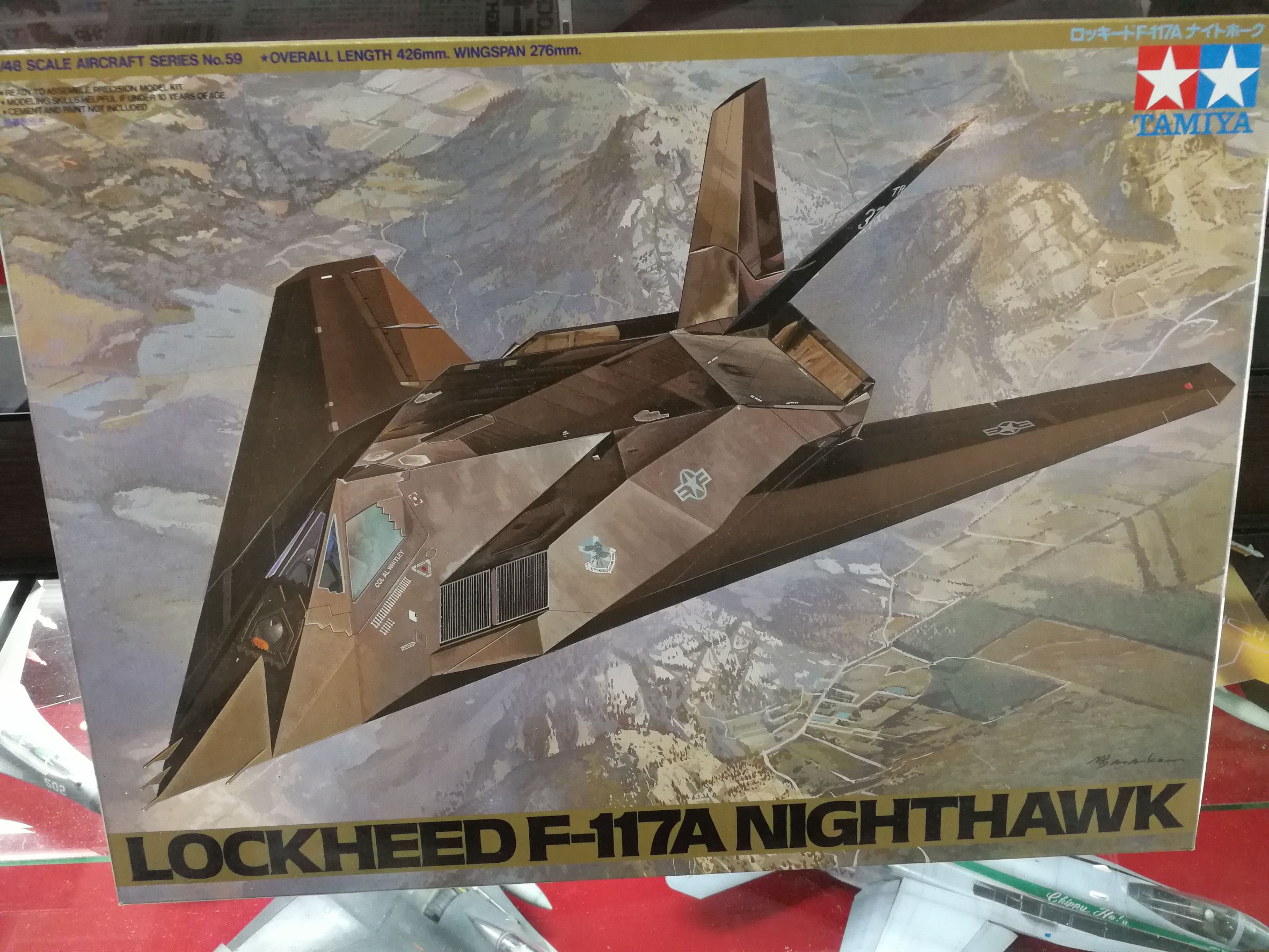 โมเดลเครื่องบิน Tamiya ขนาด 1/48 TA61059 Lockheed F-117A Nighthawk