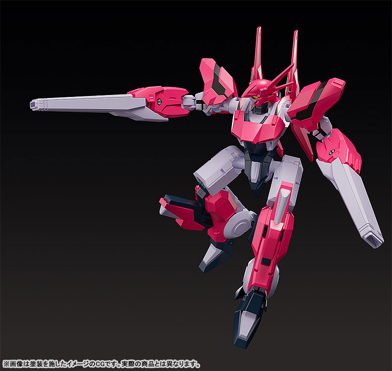 MODEROID Martian Successor Nadesico: Prince of Darkness Black Sarena Plastic Model(Pre-order)