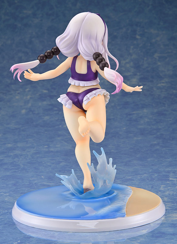 Miss Kobayashi's Dragon Maid Kanna Kamui: Excited to Wear a Swimsuit at Home Ver. (Purple) 1/6 Complete Figure(Pre-order)
