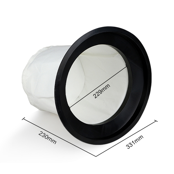 DBF0010 ถุงกรองฝุ่น ทรงกรวย ขนาดเส้นผ่านศูนย์กลาง 33 ซม. สูง 23 ซม. (กรองฝุ่นในเครื่อง เนื้อผ้าเหนียวทนทาน ล้างได้)