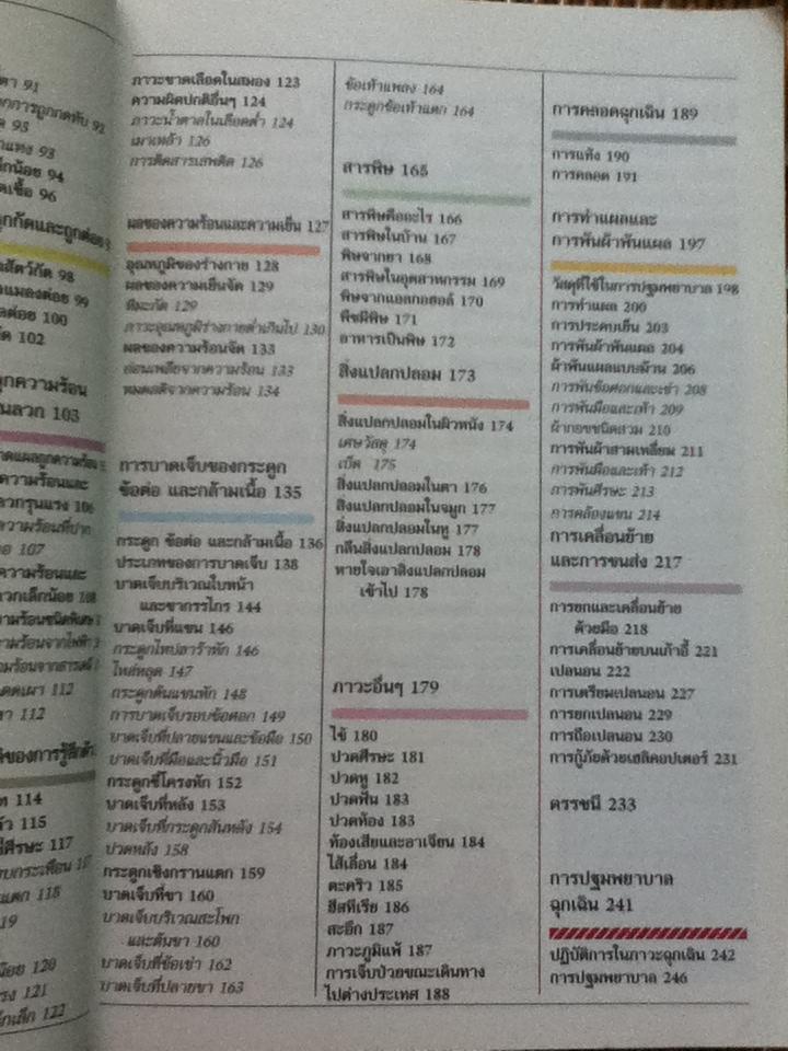 คู่มือปฐมพยาบาล FIRST AID MANUAL