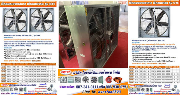 พัดลมดูดอากาศ, พัดลมระบายอากาศ ในห้องครัว ,ราคาประหยัด โทร 087-341-9111, 086-538-0751 Line id: overfan2523