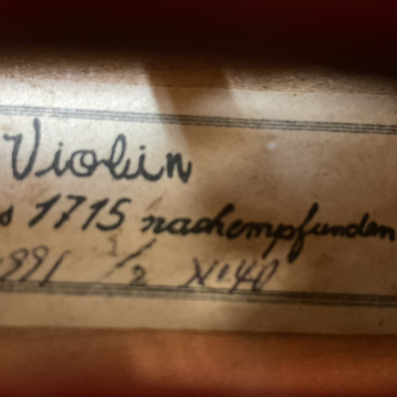 ไวโอลิน Kiso : 1/2 No.40