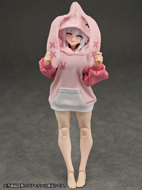 Party Animal Girl Loungewear Rabbit Hoodie (DOLL ACCESSORY)(Pre-order)