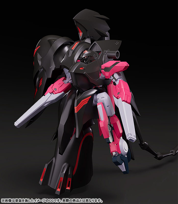 MODEROID Martian Successor Nadesico: Prince of Darkness Black Sarena Plastic Model(Pre-order)