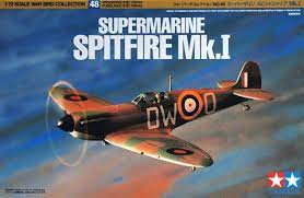 โมเดลเครื่องบิน Tamiya ขนาด 1/72 TA60748 SUPERMARINE SPITFIRE MK.I