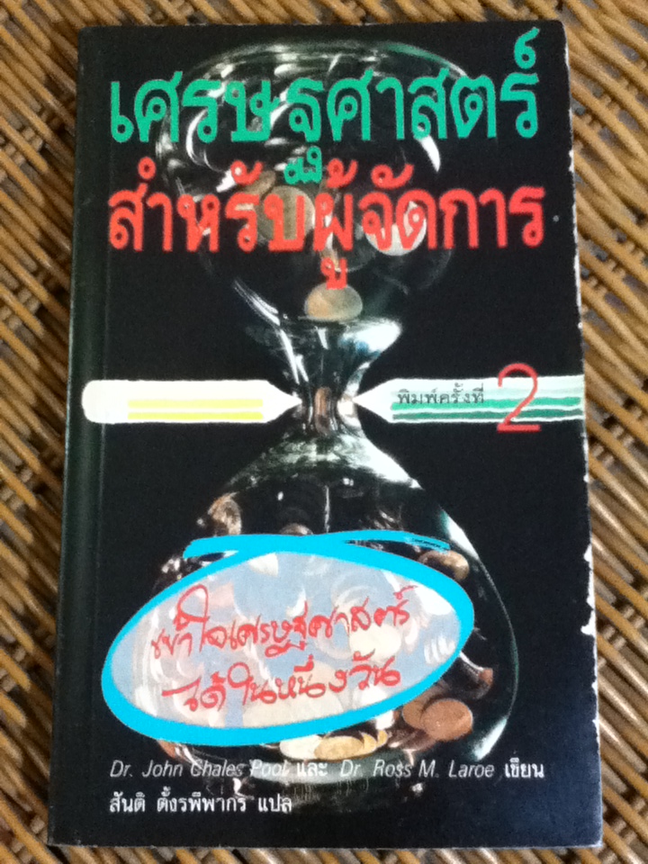 เศรษฐศาสตร์สำหรับผู้จัดการ