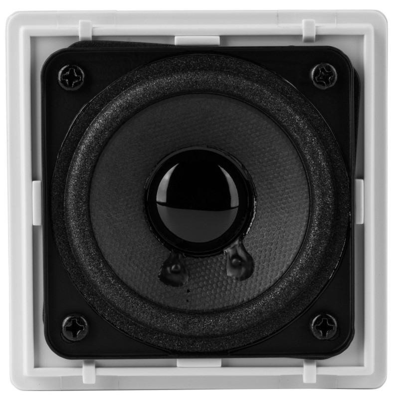 Dayton Audio SAT3WB 3" Cube Speaker Pair Black / White