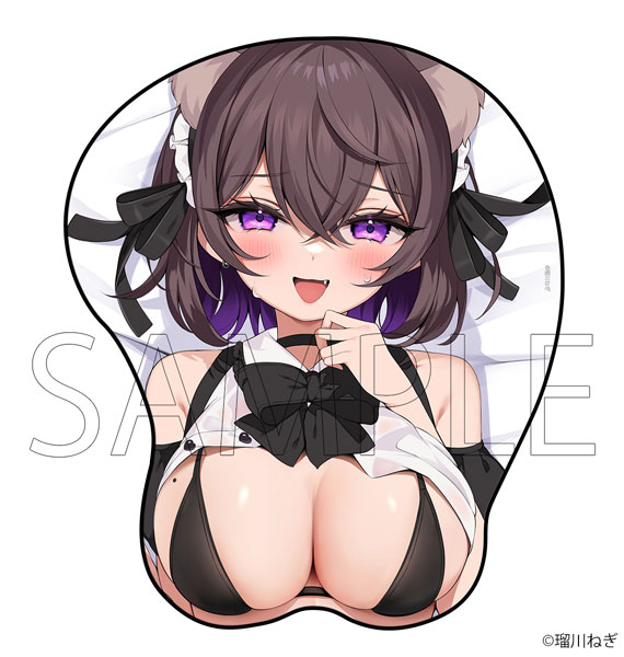 [Exclusive Sale] Rukawa-chan 3D Mouse Pad Cat Cafe Staff Uniform Ver.(Pre-order)