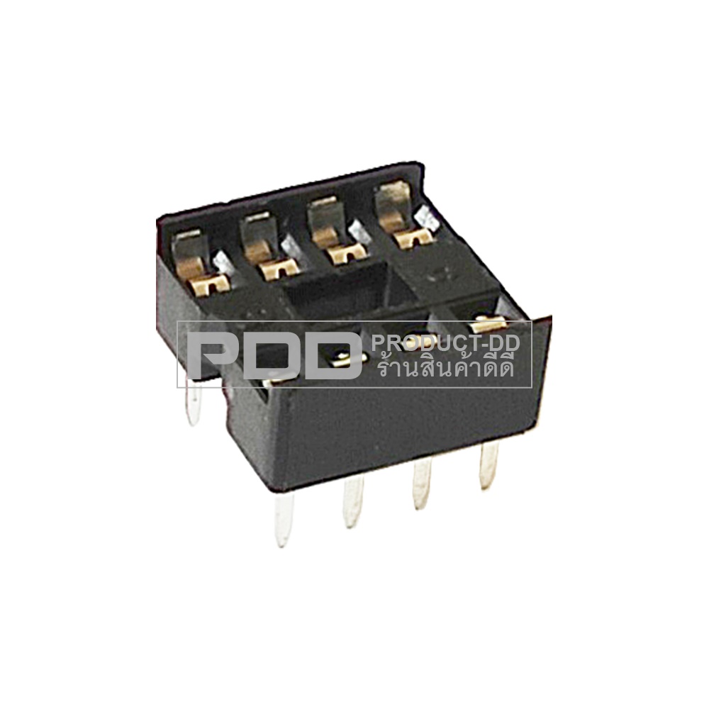 ซ็อกเก็ตไอซี 8 ขา DIP-8 Socket IC ระยะขา 2.54 มม. สำหรับใส่ไอซี 8 ขา
