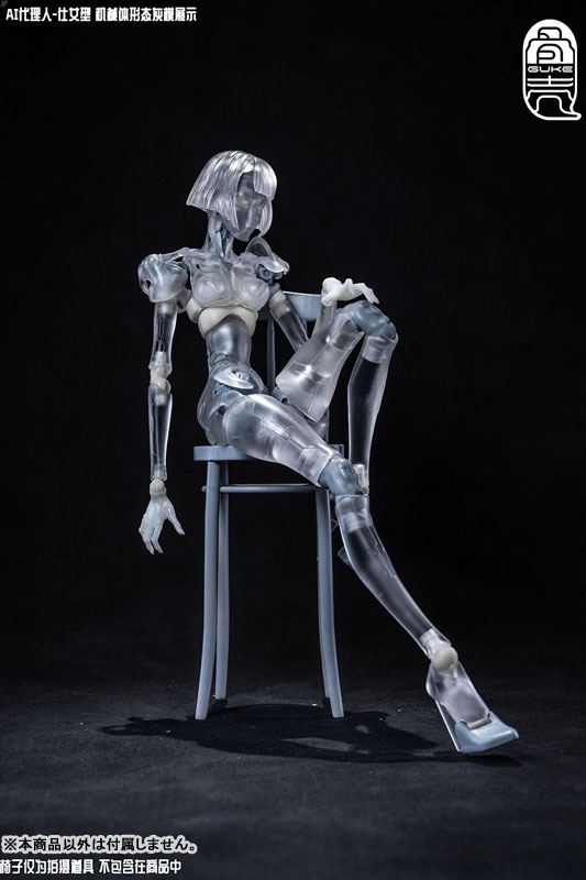 GK01FEC1 AI Agent Servant Type C1 Transparent Ver. 1/12 Scale Posable Figure Body(Provisional Pre-order)