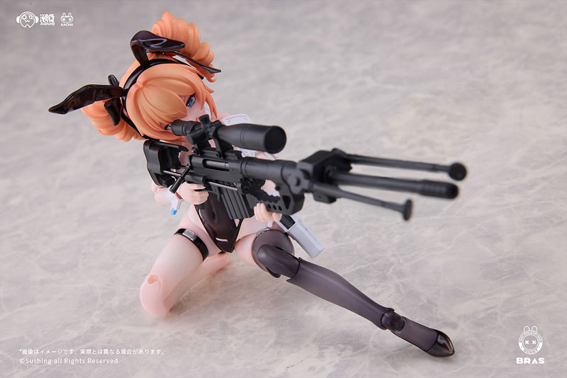 [Bonus] Sushing BUNNY RAPID ACTION SQUAD Sniper Leoni 1/12 Posable Figure(Pre-order)