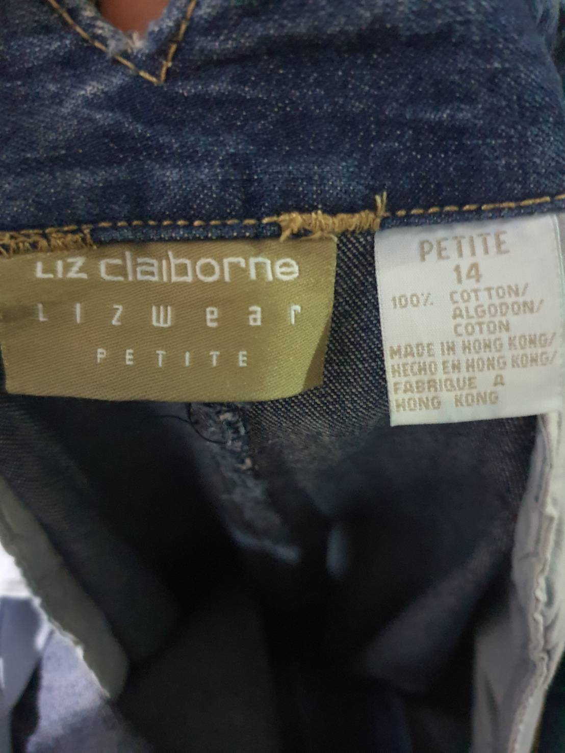FF02124 กางเกงยีนส์ มือสอง แบรนด์ LIZ CLAIORNE อก 32 นิ้ว