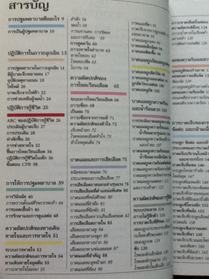 คู่มือปฐมพยาบาล FIRST AID MANUAL