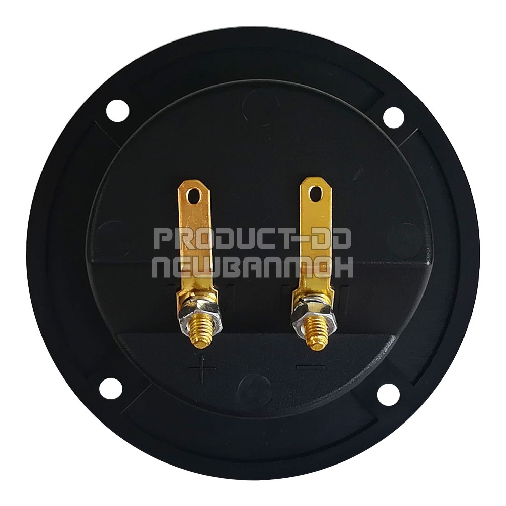 แท็ปลำโพง 2P ทรงกลม ขนาด 8.2x8.2cm บานาน่าแจ๊คสีทอง