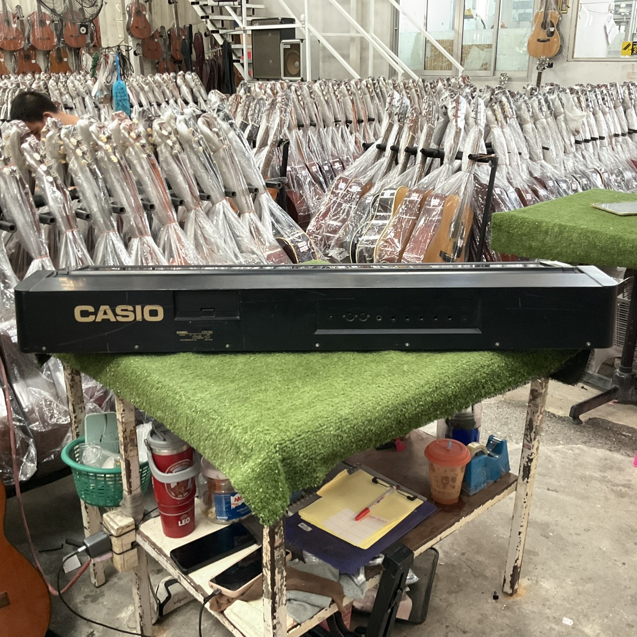 เปียโน CASIO : CPS-740 สินค้าไม่พร้อมใช้งาน (ต้องซ่อม)