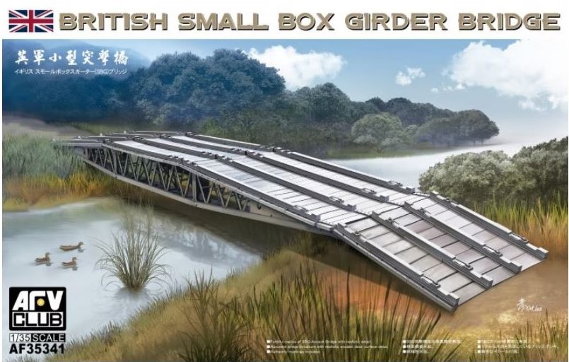 โมเดลสะพาน AFV ขนาด 1/35 AF35341 BRITISH SMALL BOX GIRDER BRIDGE