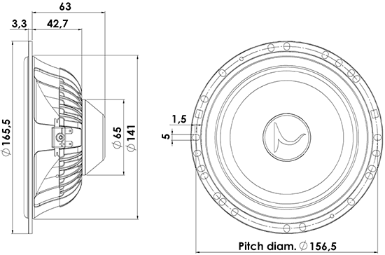 Scanspeak Discovery 820013 6" Autosound System - PAIR