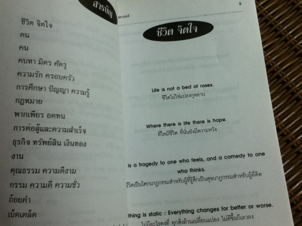 สุภาษิตสากล (อังกฤษ-ไทย)/ อุทัย ไชยานนท์