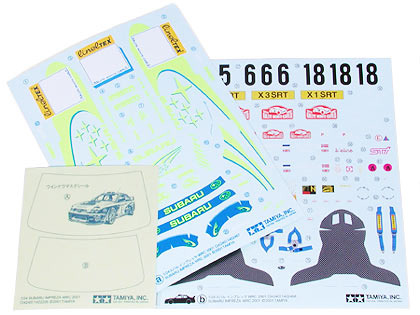 โมเดลรถประกอบทามิย่า ขนาด 1/24 Tamiya Sports Car Series TA24240 Subaru Impreza WRC 2001