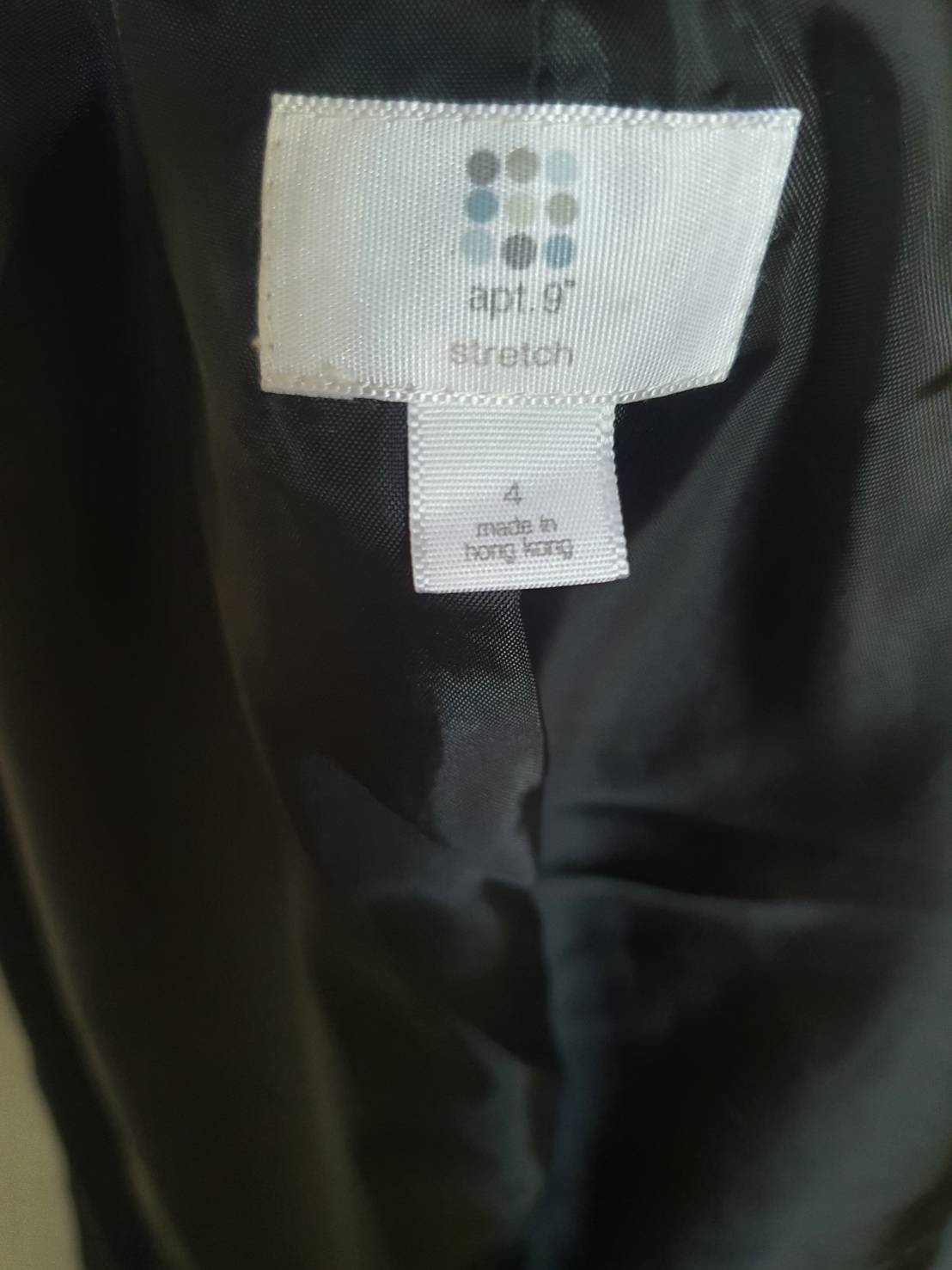 FF06091 เสื้อสูท สีดำ มือสอง APT.9 อก 35 นิ้ว