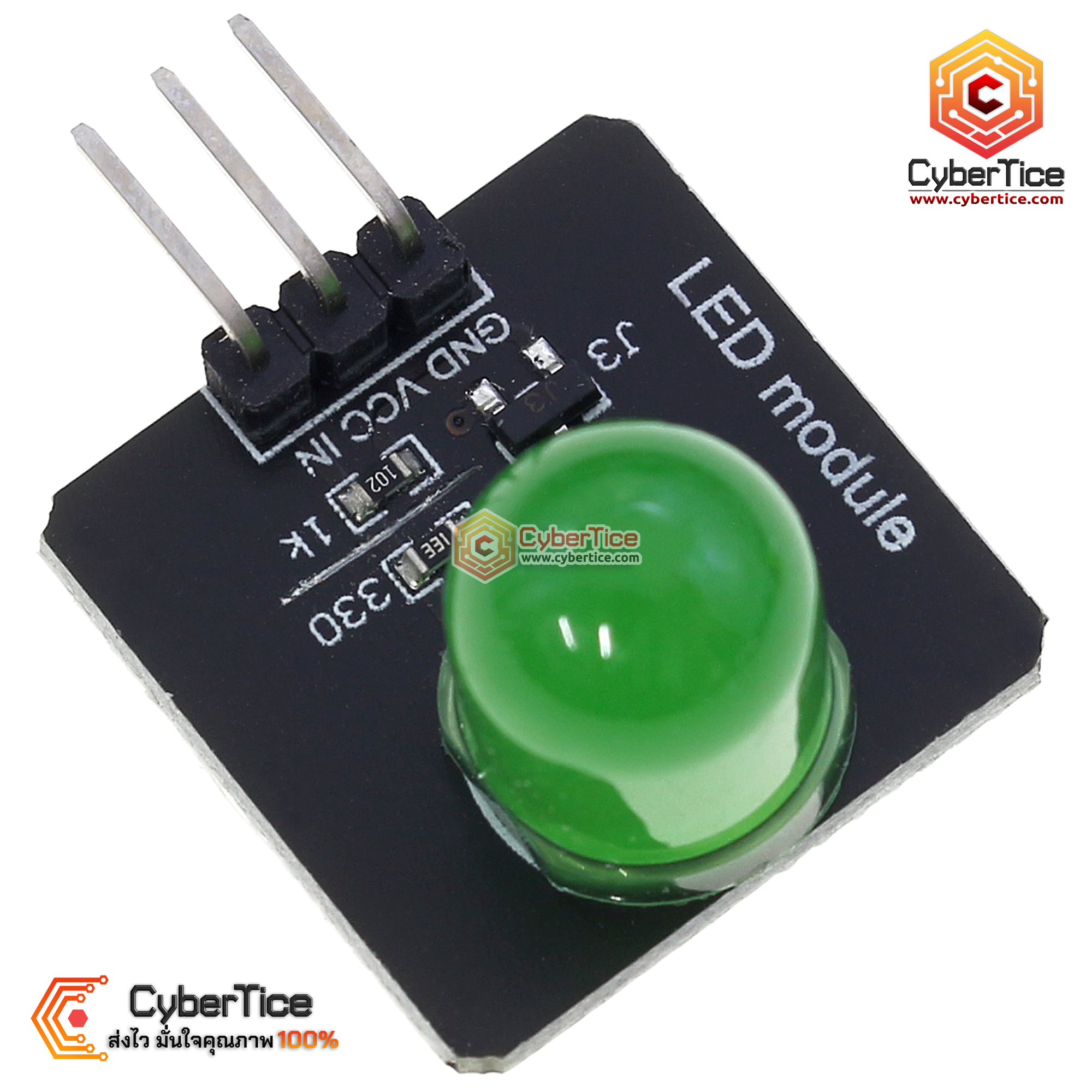 LED Light sensor Module โมดูล LED 10mm สีเขียว - ขาย Arduino อุปกรณ์ ...